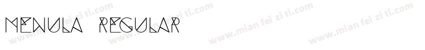 MENULA Regular字体转换
